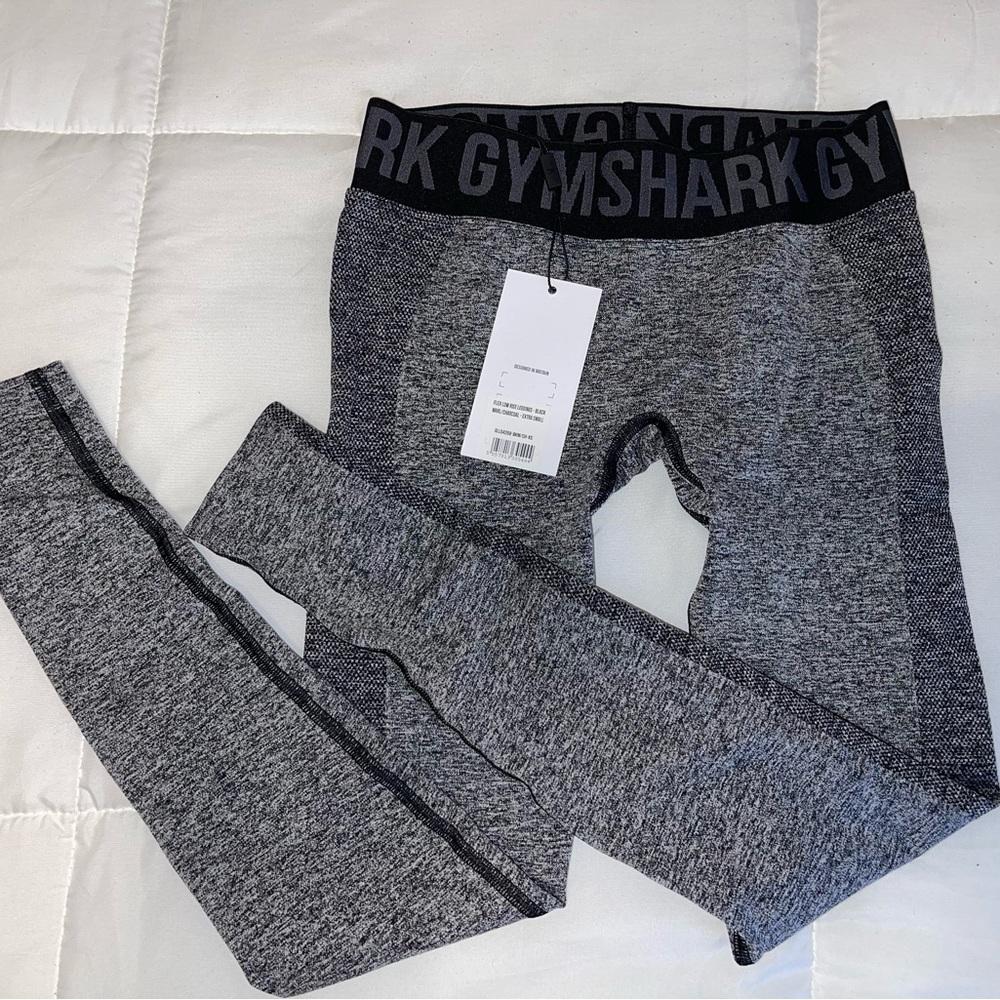 Gymshark Flex Low-rise Leggings Size XS in Black/Charcoal